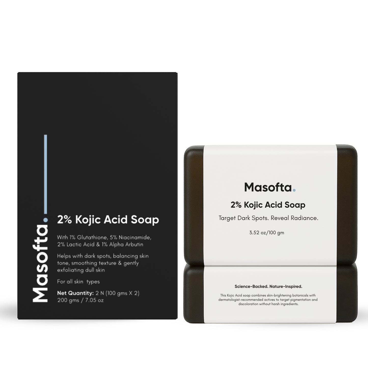 Masofta 2% Kojic Acid Soap | Dark Spot & Pigmentation Care