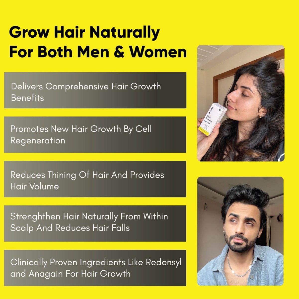 Masofta Hair Growth Serum For Both Men and Women