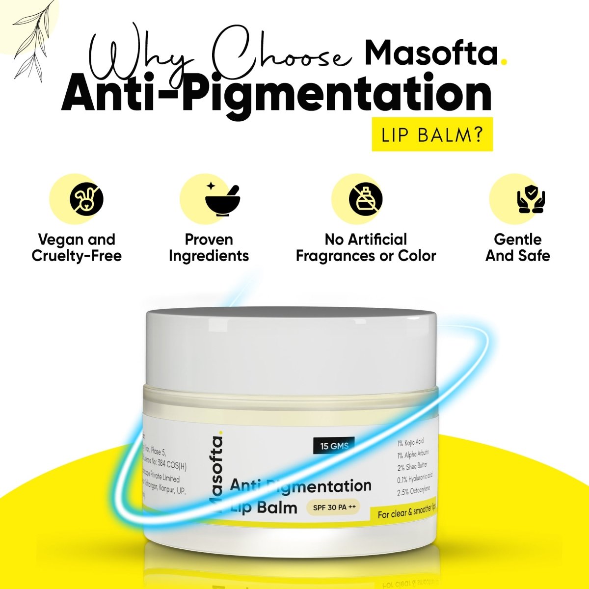 Why choose masofta anti-pigmentation lip balm