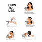 Masofta PPD Free Hair Colouring Shampoo for Grey Hair Coverage, For Both Men & Women, Natural Black (20ML X 5 Pouches)