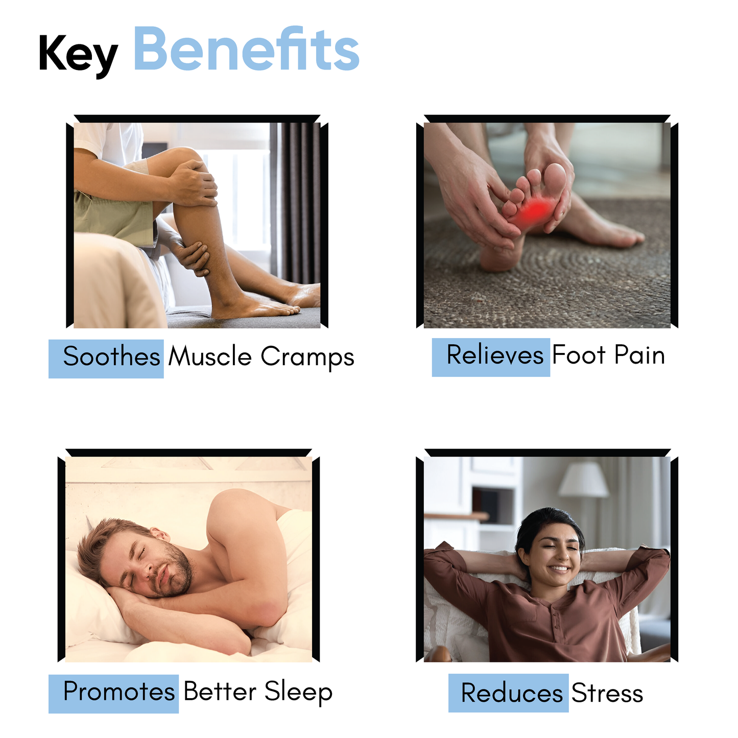 Masofta Epsom Salt for Foot Pain, Body Pain, Stress & Sleep Issues - 900 Gms