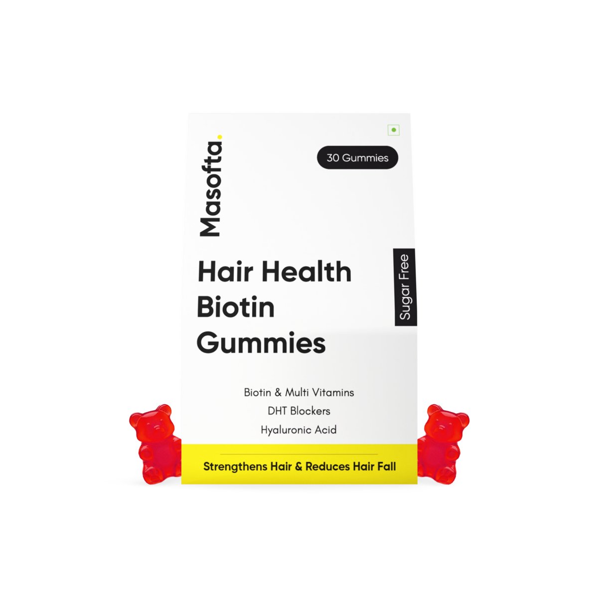 Masofta Hair Health Biotin Gummies - Masofta