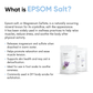 Masofta Epsom Salt for Foot Pain, Body Pain, Stress & Sleep Issues (With Lavender Fragrance & Buds) - 450 Gms